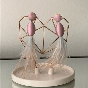 Bauble Bar Feather Earrings